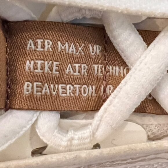 Nike Air Max Up Sneakers in Sail Metallic Red Bronze Size 8 Women's Athleisure - Picture 4 of 15